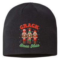 Deez Nuts Christmas Xmas Crack Nutcracker Nut Cracker Sustainable Beanie
