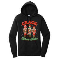 Deez Nuts Christmas Xmas Crack Nutcracker Nut Cracker Women's Pullover Hoodie