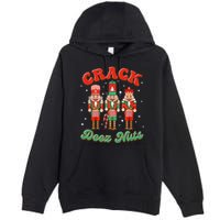 Deez Nuts Christmas Xmas Crack Nutcracker Nut Cracker Premium Pullover Hoodie