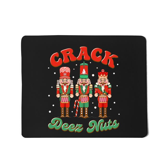 Deez Nuts Christmas Xmas Crack Nutcracker Nut Cracker Mousepad