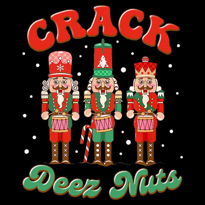 Deez Nuts Christmas Xmas Crack Nutcracker Nut Cracker Baby Bodysuit