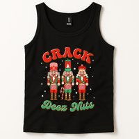 Deez Nuts Christmas Xmas Crack Nutcracker Nut Cracker Tank Top