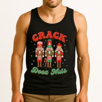 Deez Nuts Christmas Xmas Crack Nutcracker Nut Cracker Tank Top