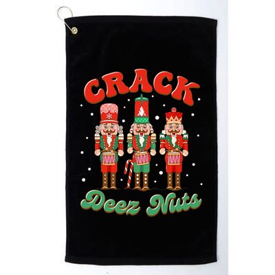 Deez Nuts Christmas Xmas Crack Nutcracker Nut Cracker Golf Towel