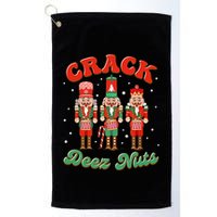Deez Nuts Christmas Xmas Crack Nutcracker Nut Cracker Golf Towel