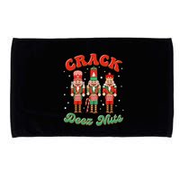 Deez Nuts Christmas Xmas Crack Nutcracker Nut Cracker Microfiber Hand Towel