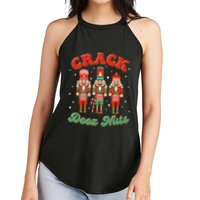 Deez Nuts Christmas Xmas Crack Nutcracker Nut Cracker Women's Perfect Tri Rocker Tank