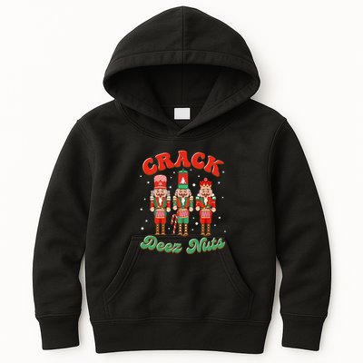 Deez Nuts Christmas Xmas Crack Nutcracker Nut Cracker Kids Hoodie