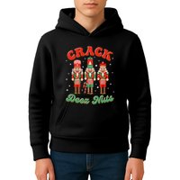 Deez Nuts Christmas Xmas Crack Nutcracker Nut Cracker Kids Hoodie