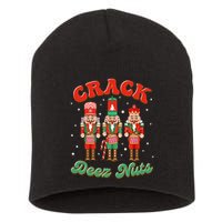 Deez Nuts Christmas Xmas Crack Nutcracker Nut Cracker Short Acrylic Beanie