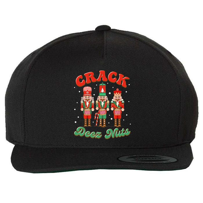 Deez Nuts Christmas Xmas Crack Nutcracker Nut Cracker Wool Snapback Cap