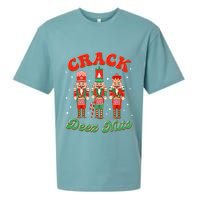 Deez Nuts Christmas Xmas Crack Nutcracker Nut Cracker Sueded Cloud Jersey T-Shirt