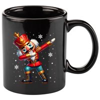 Dabbing Nutcracker Christmas Costume Matching Family Pajama 11oz C Handle Ceramic Mug