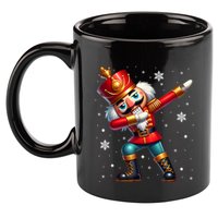 Dabbing Nutcracker Christmas Costume Matching Family Pajama 11oz C Handle Ceramic Mug