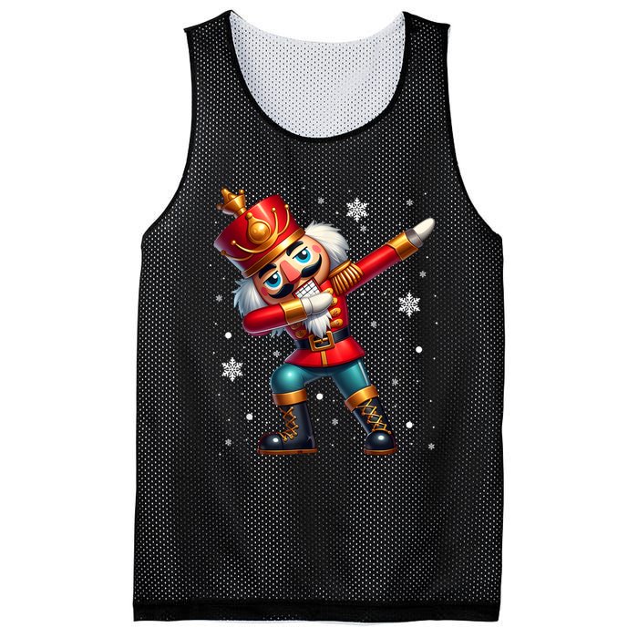 Dabbing Nutcracker Christmas Costume Matching Family Pajama Mesh Reversible Basketball Jersey Tank