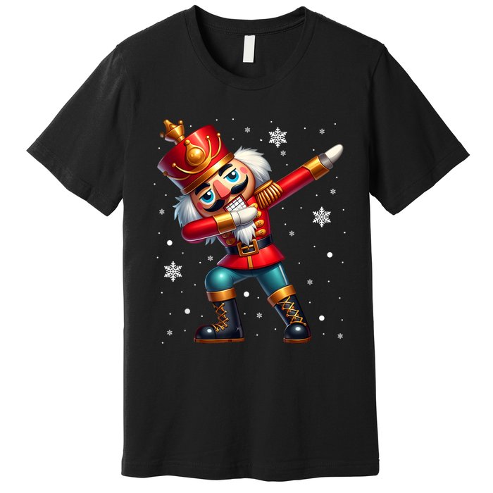 Dabbing Nutcracker Christmas Costume Matching Family Pajama Premium T-Shirt