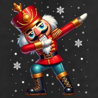 Dabbing Nutcracker Christmas Costume Matching Family Pajama 25L Jumbo Tote