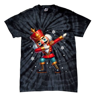 Dabbing Nutcracker Christmas Costume Matching Family Pajama Tie-Dye T-Shirt