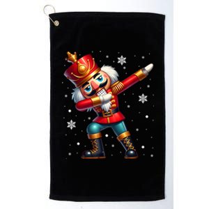 Dabbing Nutcracker Christmas Costume Matching Family Pajama Platinum Collection Golf Towel