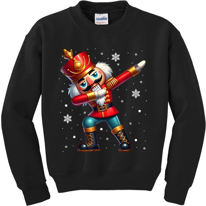 Dabbing Nutcracker Christmas Costume Matching Family Pajama Kids Sweatshirt