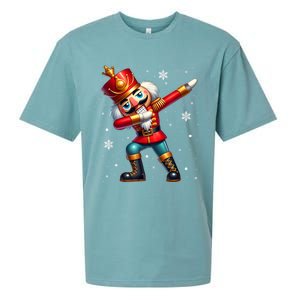 Dabbing Nutcracker Christmas Costume Matching Family Pajama Sueded Cloud Jersey T-Shirt