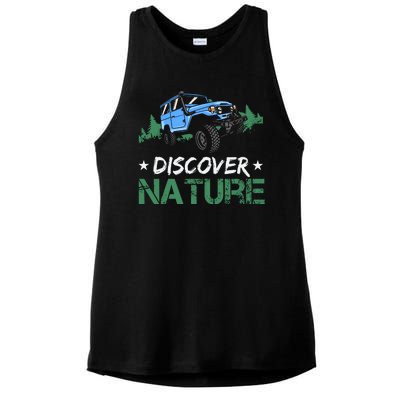 Discover Nature Camping Vintage Ladies PosiCharge Tri-Blend Wicking Tank