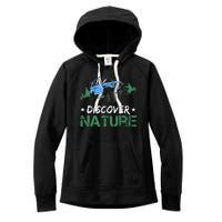 Discover Nature Camping Vintage Women's Fleece Hoodie