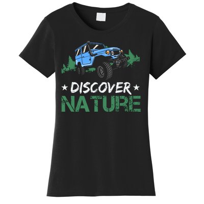 Discover Nature Camping Vintage Women's T-Shirt