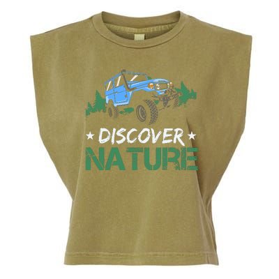 Discover Nature Camping Vintage Garment-Dyed Women's Muscle Tee