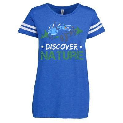 Discover Nature Camping Vintage Enza Ladies Jersey Football T-Shirt