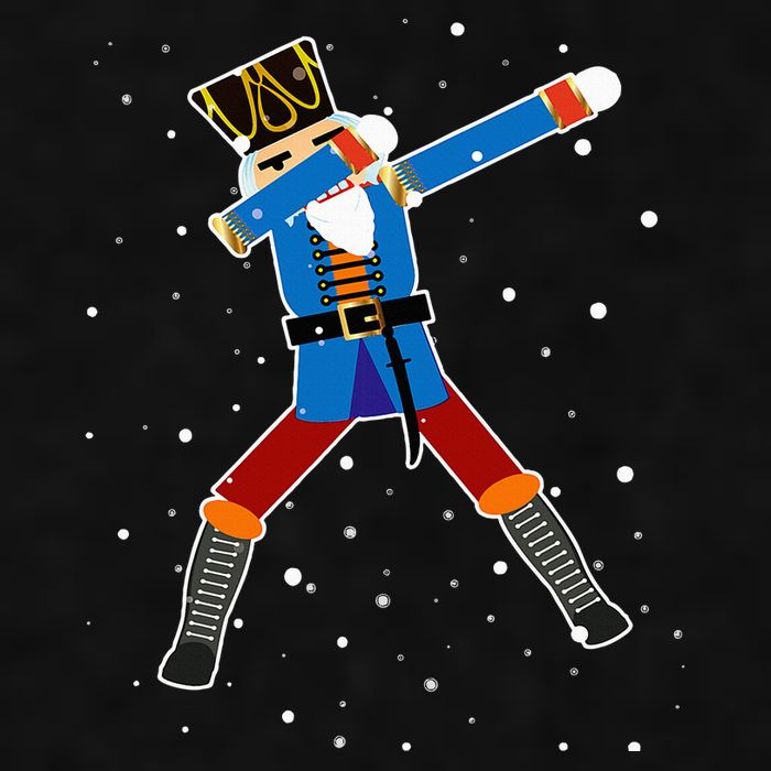 Dabbing Nutcracker Christmas Nutcracker Dab Xmas Ladies PosiCharge Tri-Blend Wicking Tank