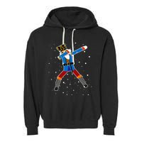 Dabbing Nutcracker Christmas Nutcracker Dab Xmas Garment-Dyed Fleece Hoodie