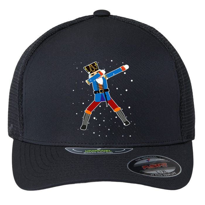 Dabbing Nutcracker Christmas Nutcracker Dab Xmas Flexfit Unipanel Trucker Cap