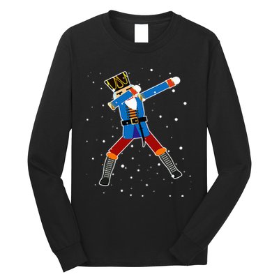 Dabbing Nutcracker Christmas Nutcracker Dab Xmas Long Sleeve Shirt