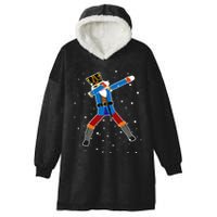 Dabbing Nutcracker Christmas Nutcracker Dab Xmas Hooded Wearable Blanket