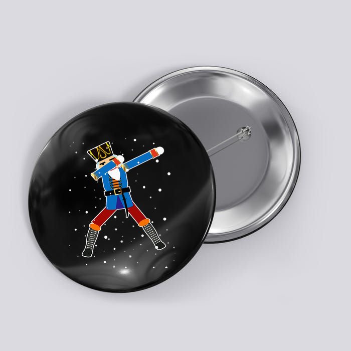 Dabbing Nutcracker Christmas Nutcracker Dab Xmas Button