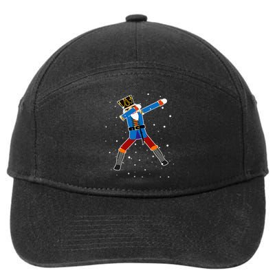 Dabbing Nutcracker Christmas Nutcracker Dab Xmas 7-Panel Snapback Hat