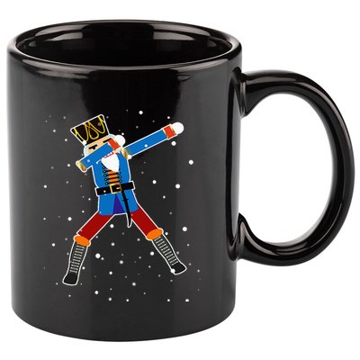 Dabbing Nutcracker Christmas Nutcracker Dab Xmas 11oz C Handle Ceramic Mug