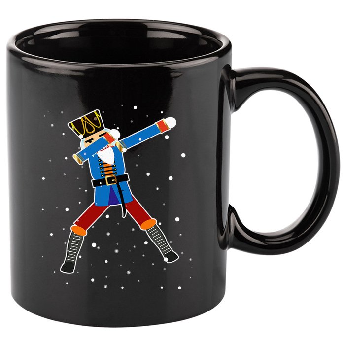 Dabbing Nutcracker Christmas Nutcracker Dab Xmas 11oz C Handle Ceramic Mug