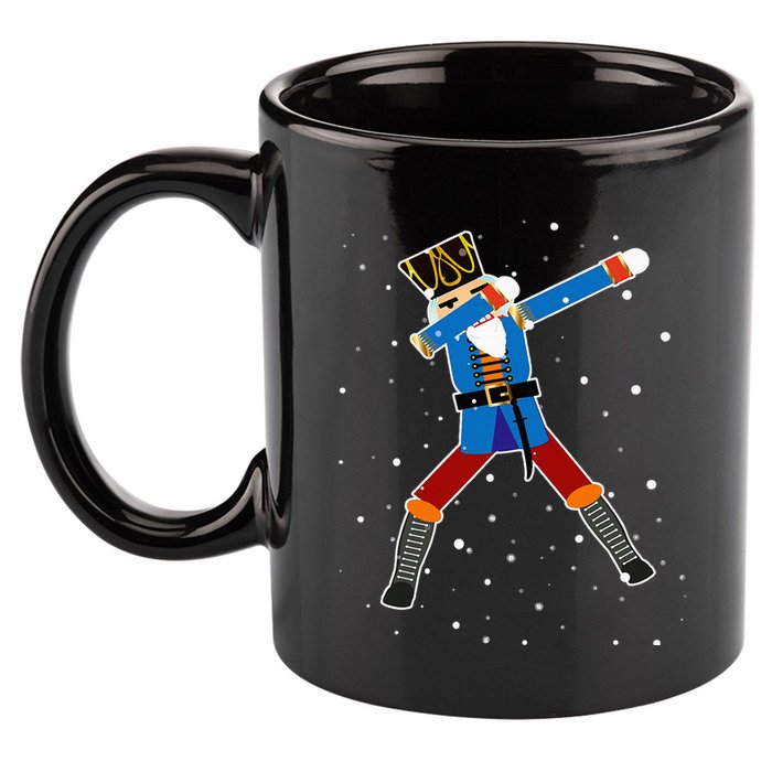Dabbing Nutcracker Christmas Nutcracker Dab Xmas 11oz C Handle Ceramic Mug