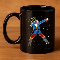 Dabbing Nutcracker Christmas Nutcracker Dab Xmas 11oz C Handle Ceramic Mug