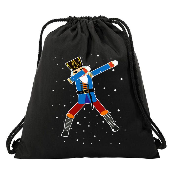 Dabbing Nutcracker Christmas Nutcracker Dab Xmas Drawstring Bag
