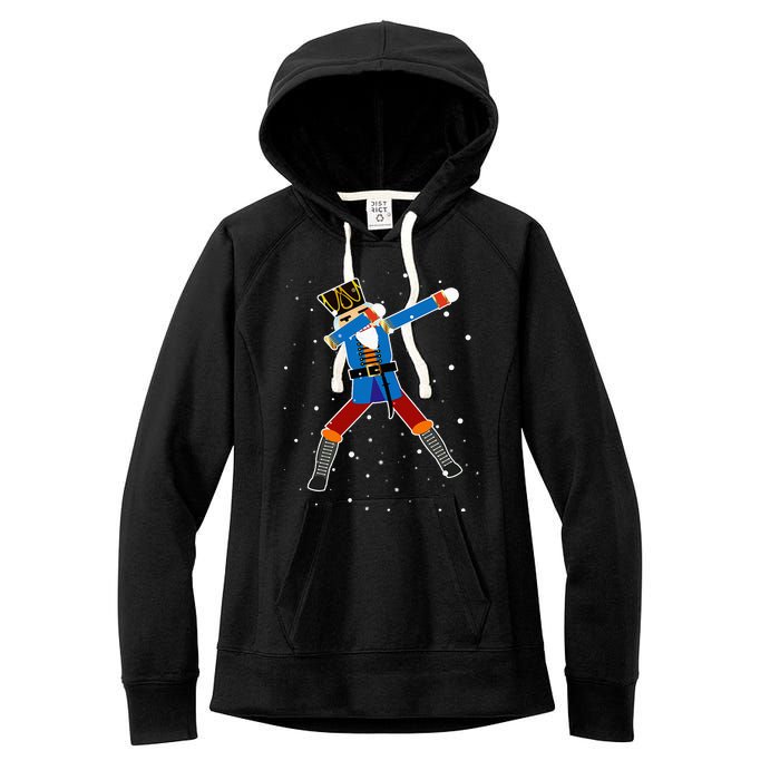 Dabbing Nutcracker Christmas Nutcracker Dab Xmas Women's Fleece Hoodie