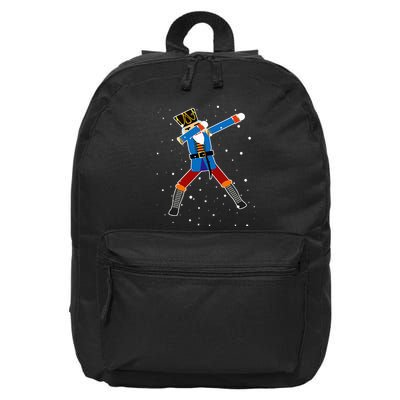 Dabbing Nutcracker Christmas Nutcracker Dab Xmas 16 in Basic Backpack