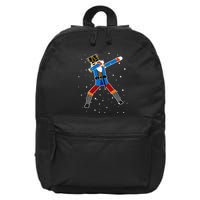 Dabbing Nutcracker Christmas Nutcracker Dab Xmas 16 in Basic Backpack