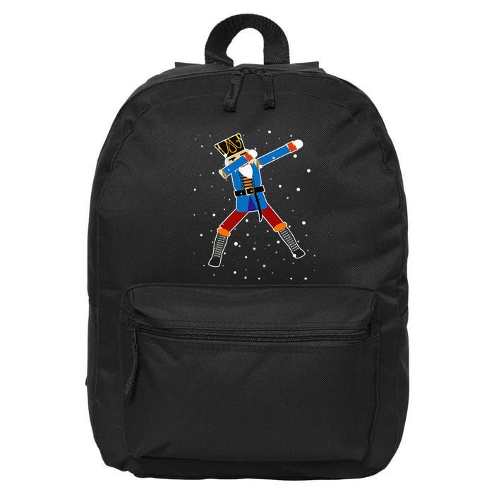 Dabbing Nutcracker Christmas Nutcracker Dab Xmas 16 in Basic Backpack