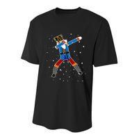 Dabbing Nutcracker Christmas Nutcracker Dab Xmas Youth Performance Sprint T-Shirt