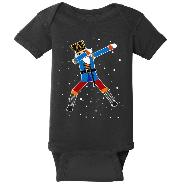 Dabbing Nutcracker Christmas Nutcracker Dab Xmas Baby Bodysuit