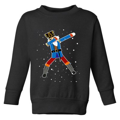 Dabbing Nutcracker Christmas Nutcracker Dab Xmas Toddler Sweatshirt