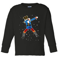 Dabbing Nutcracker Christmas Nutcracker Dab Xmas Toddler Long Sleeve Shirt